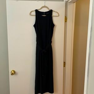 Ankle length black jumpsuit with pockets!!